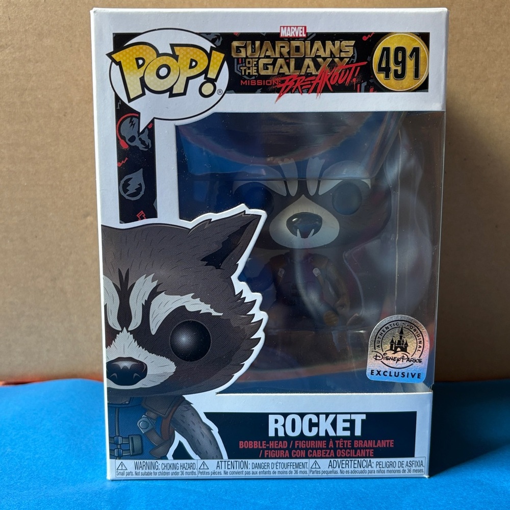 🦝 Funko Pop Rocket Bobble-Head🦝 NW 🦝